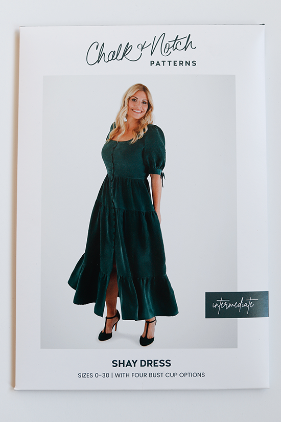 Shay Dress Printed Pattern - Sizes 0 - 30 (up to 59" hip) Wyldwood Creative Shay Dress Printed Pattern - Sizes 0 - 30 (up to 59" hip) Wyldwood Creative