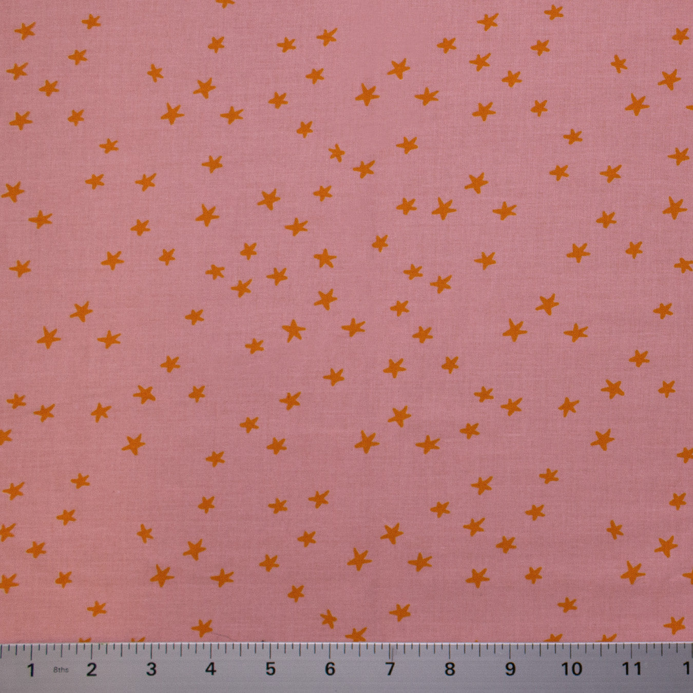 Starry Fabric in Vivid Pink | Bright Pink Star Cotton | R…