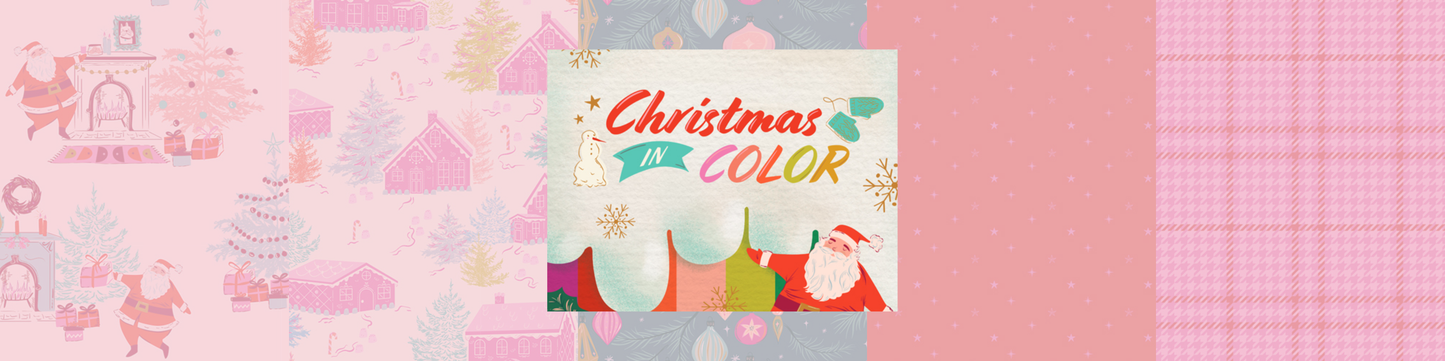 Christmas In Color Fabric Collection