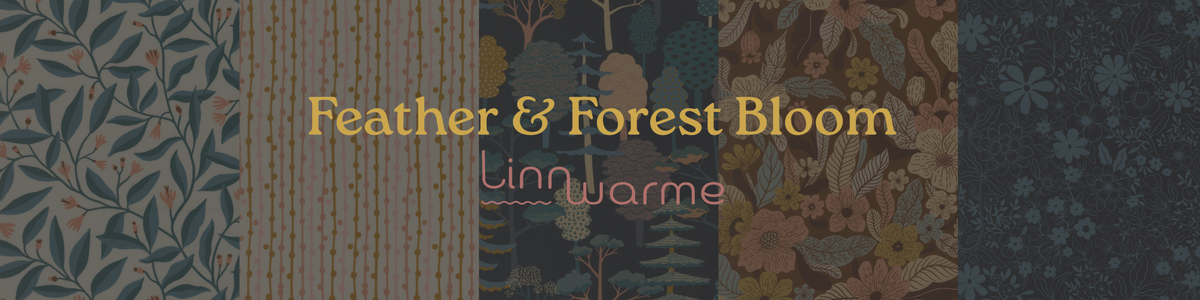 Feather and Forest Bloom Fabric Collection