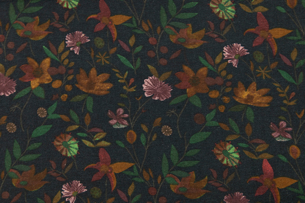 Linen Cotton - Evening Garden