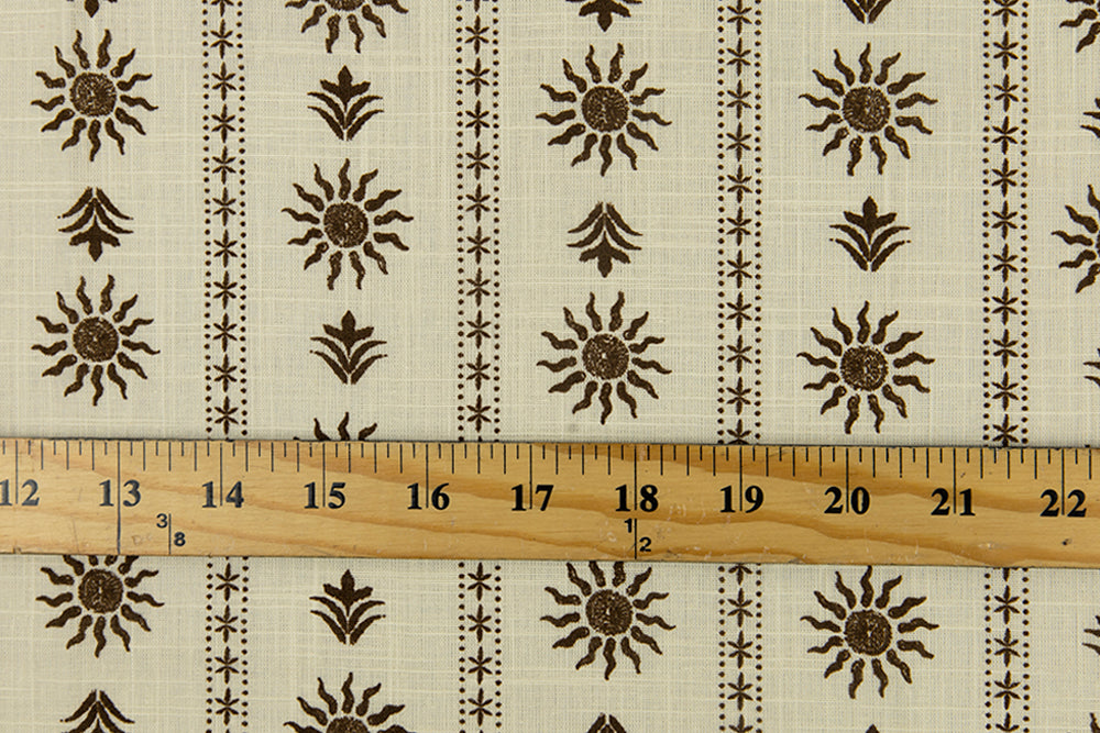 Linen Cotton - Desert Sun Stripe