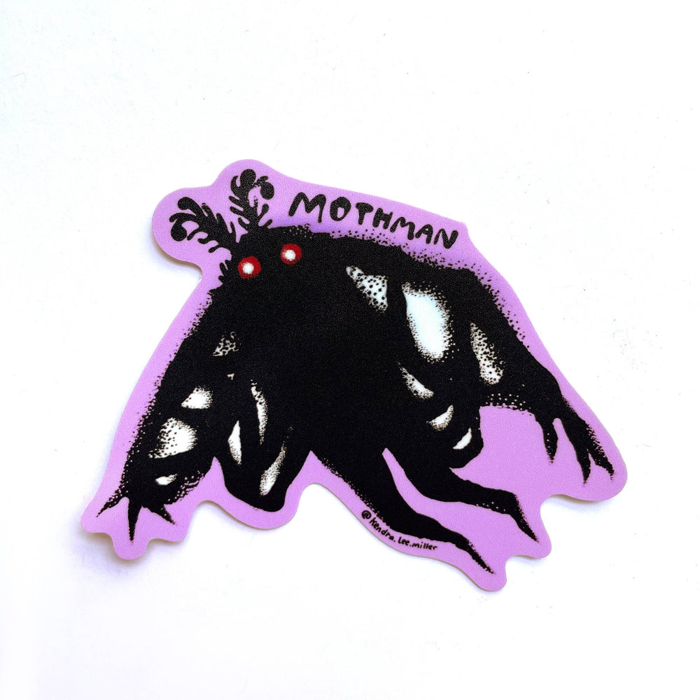 
                      
                        Mothman North American Cryptid Vinyl Sticker
                      
                    