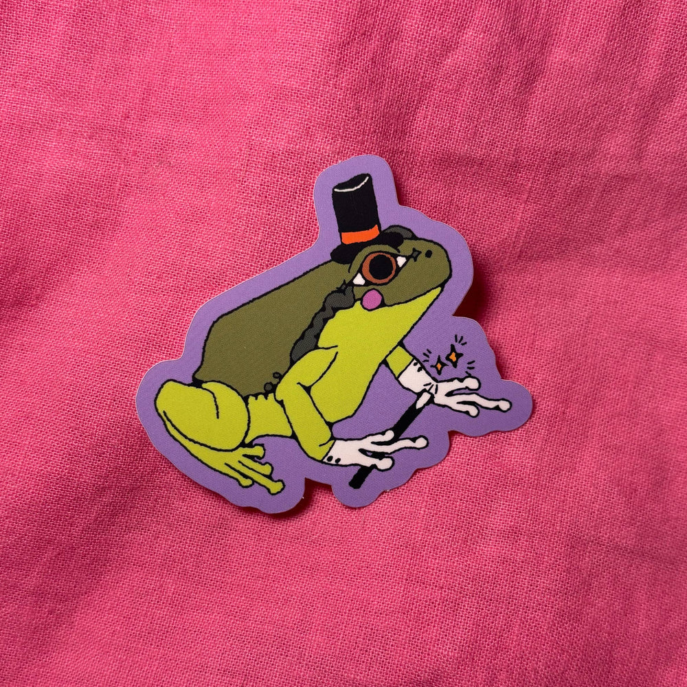 Silly Frog Sticker