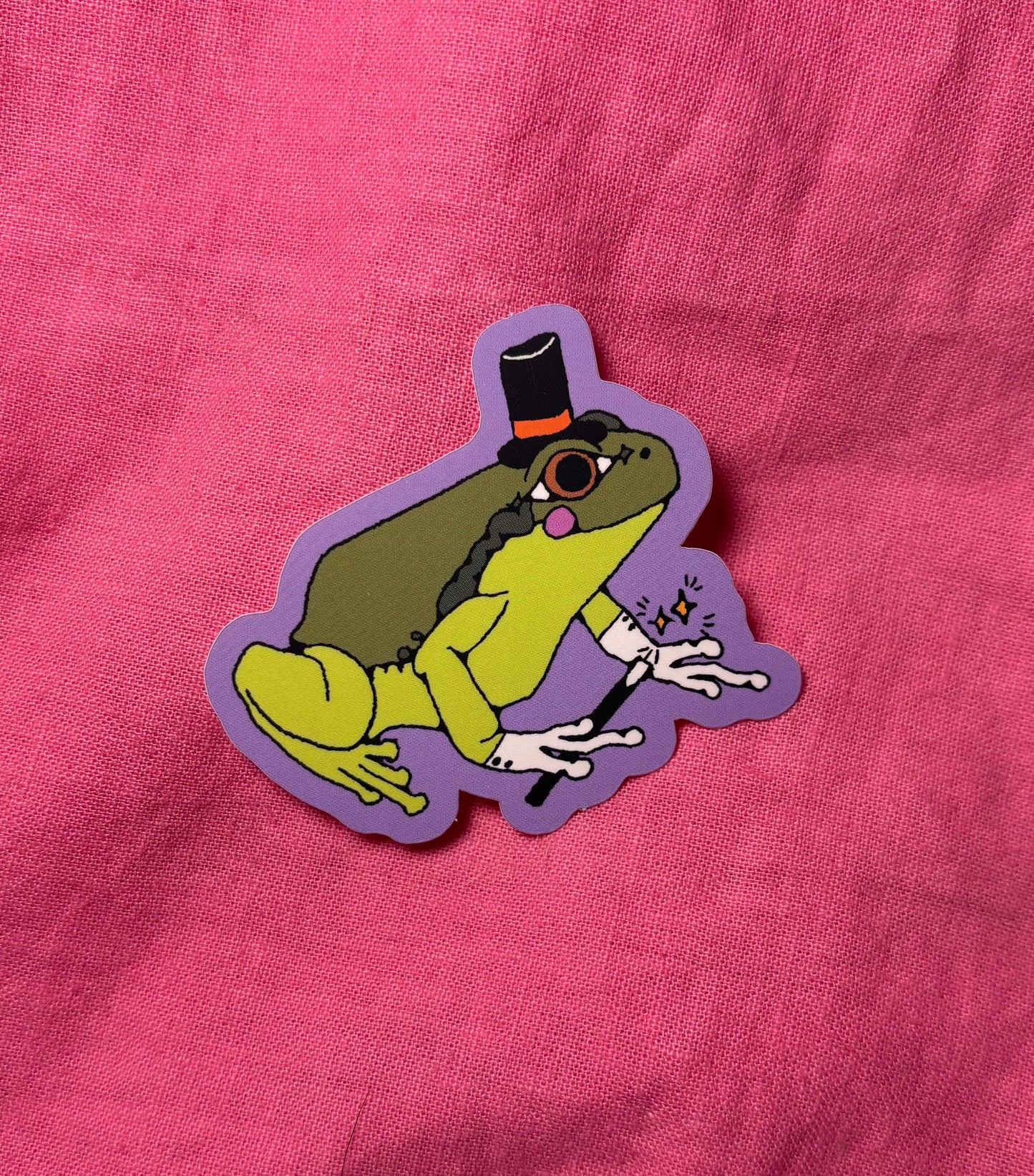 Silly Frog Sticker