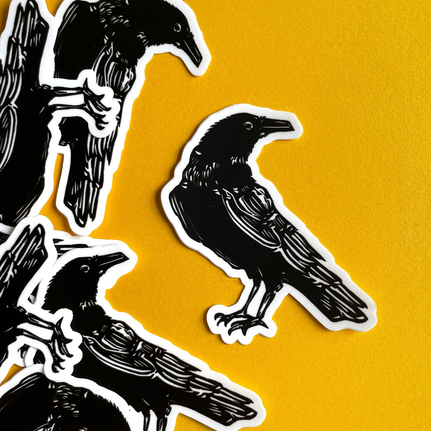 Crow - Vinyl Sticker – Wyldwood Creative