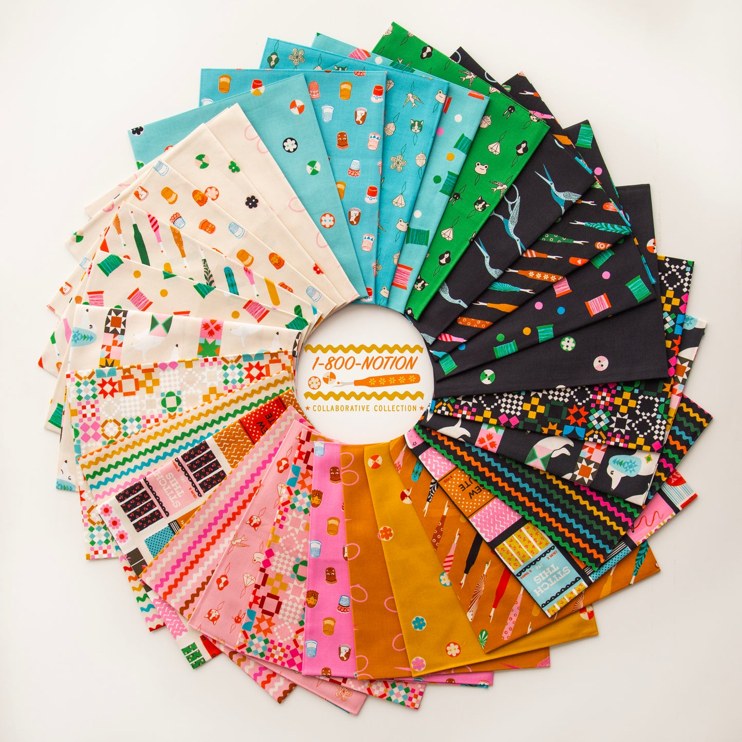 1-800-NOTION - Full Fat Quarter Bundle - 29pcs RS5207FQ