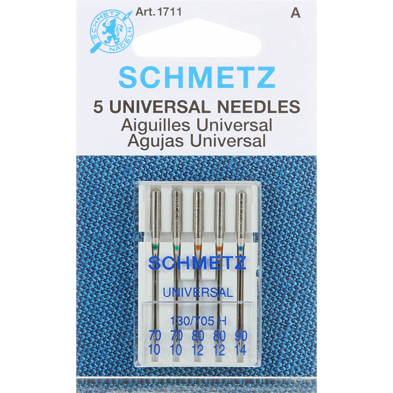 Universal Machine Needle Assorted Sizes - Schmetz 1711