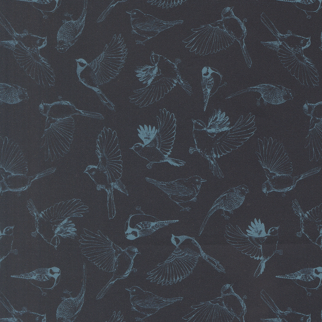 Feather and Forest Bloom - Flock of Feathers - Midnight 14143 19