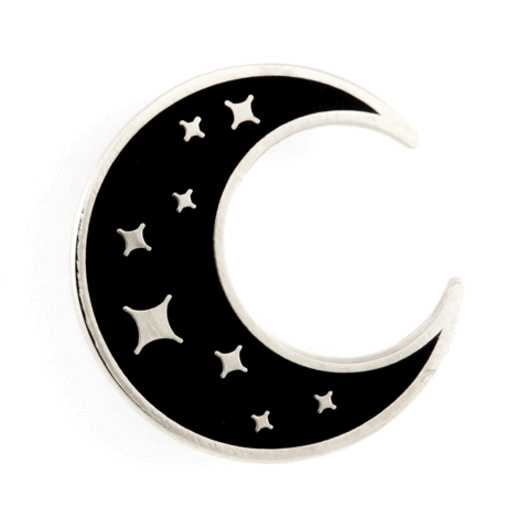 
                      
                        Crescent Moon Enamel Pin
                      
                    