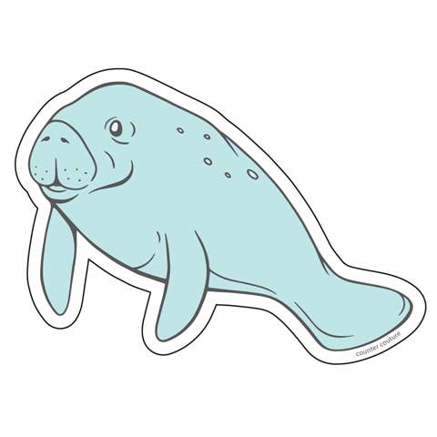 
                      
                        Manatee Sticker
                      
                    