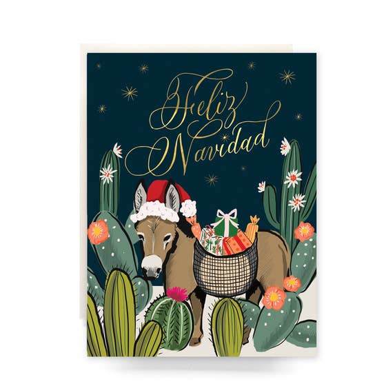 Feliz Navidad Holiday Greeting Card