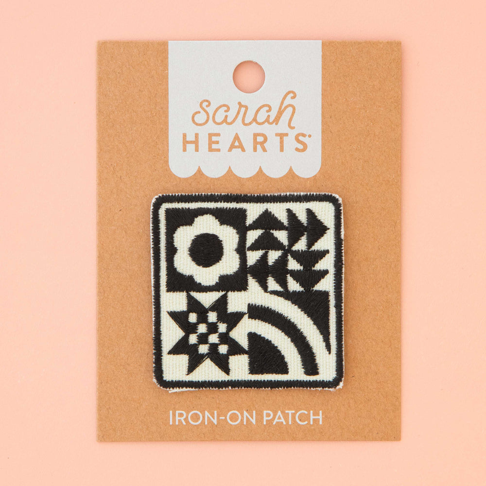 
                      
                        Black Quilt Block Iron-On Patch
                      
                    