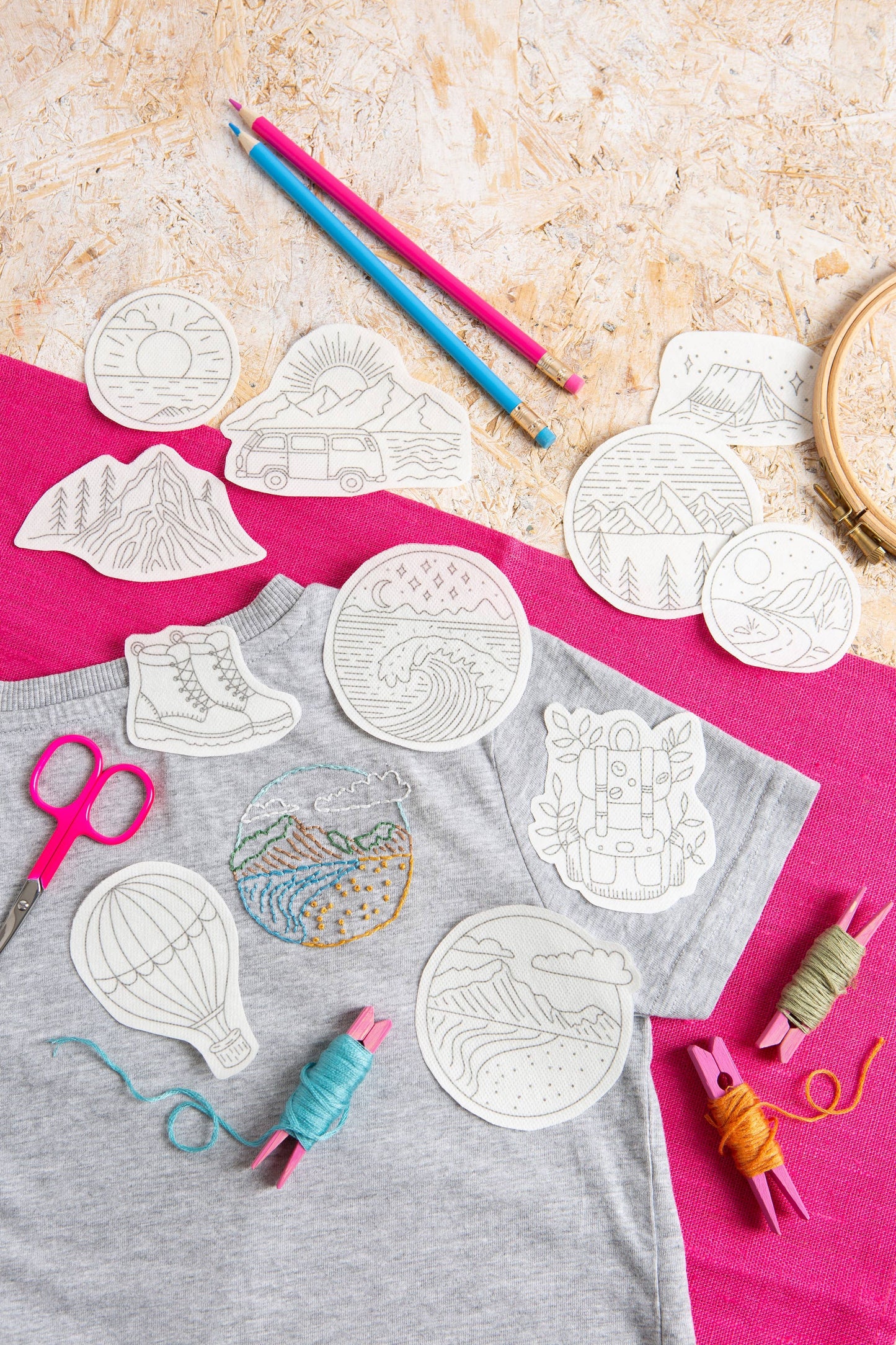 Wander Free Stick & Stitch Embroidery Pack