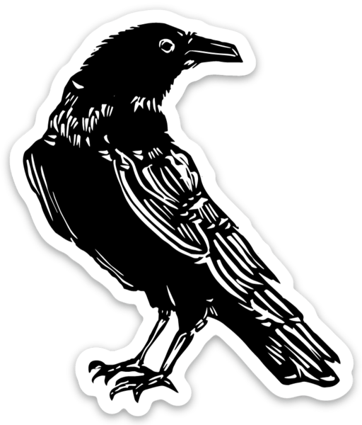 Crow - Vinyl Sticker