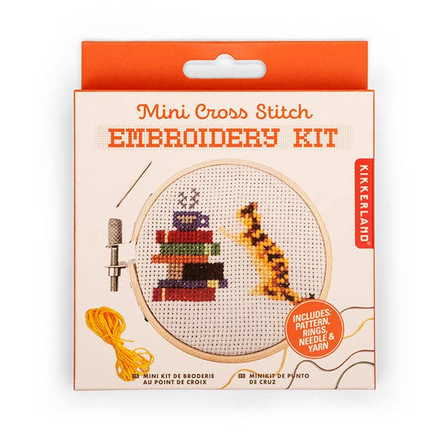 Cat Mini Cross Stitch Kit