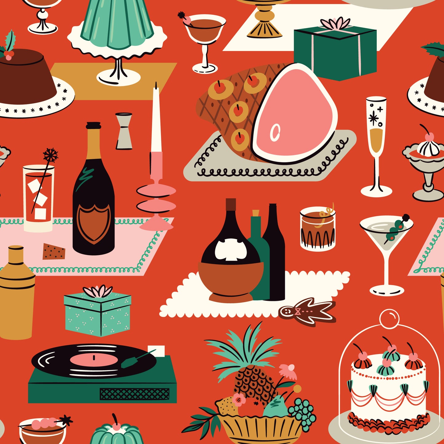Merry & Mod - Holiday Soiree - Red