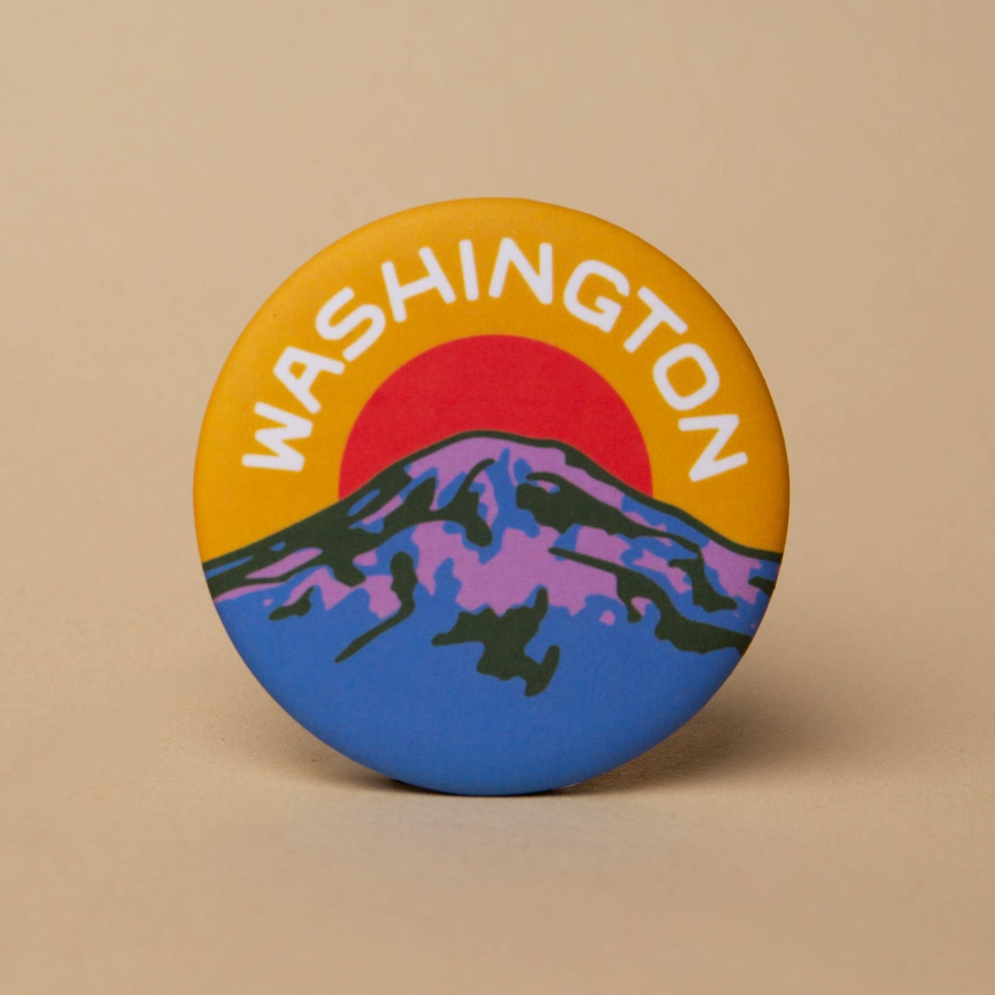 Tahoma Washington Round Magnet