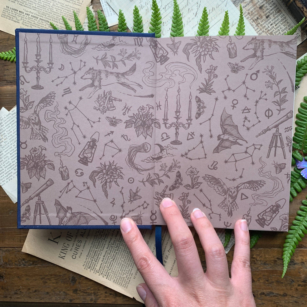 The Astronomer - B6 vegan blank notebook, 120gsm ivory paper