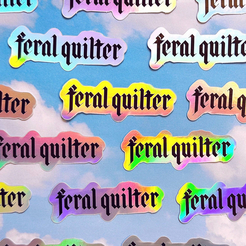 
                      
                        Feral Quilter Sticker
                      
                    