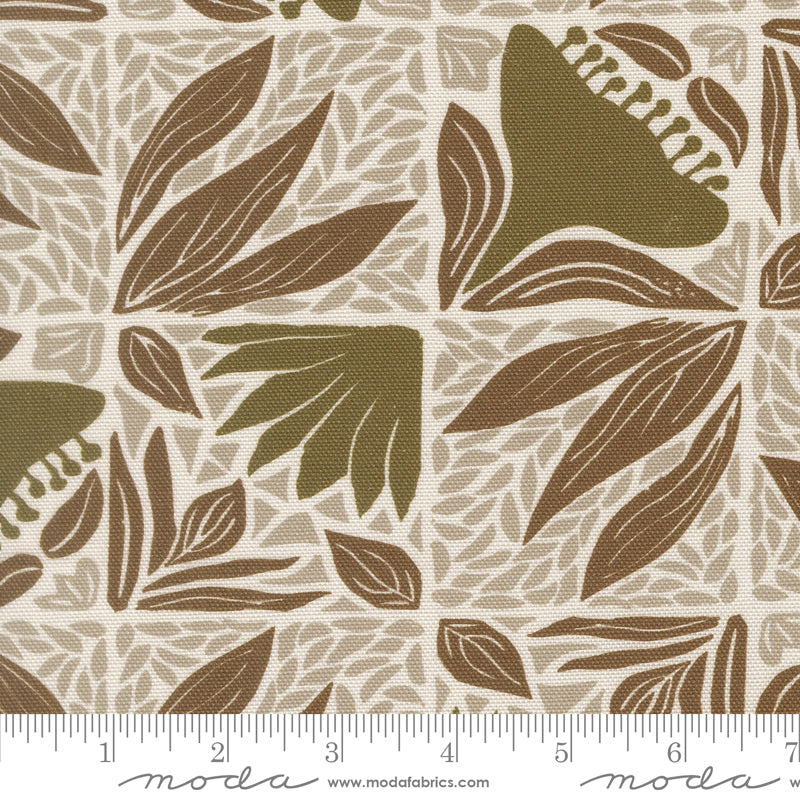 Imprint - Painted Tiles CANVAS - Umber 25181 15CV