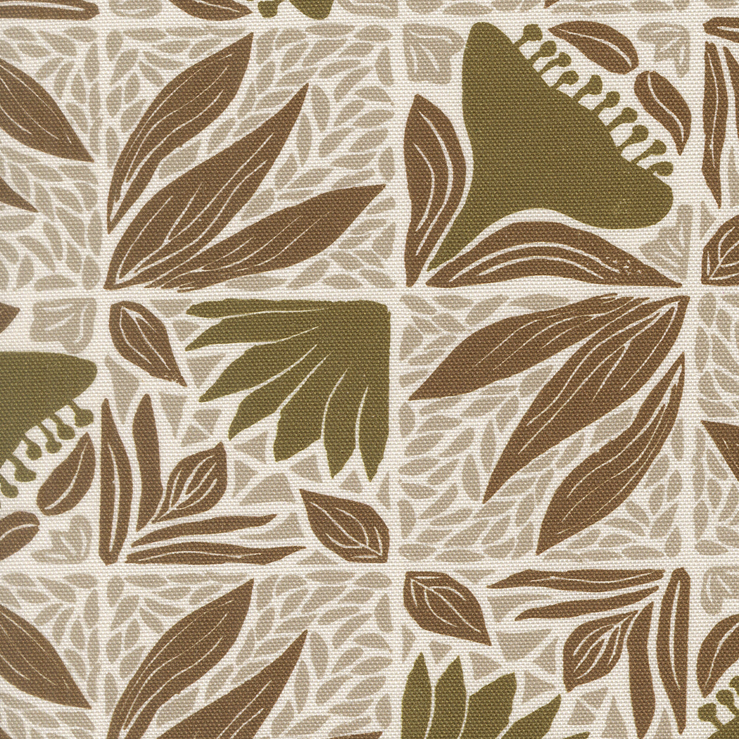 Imprint - Painted Tiles CANVAS - Umber 25181 15CV
