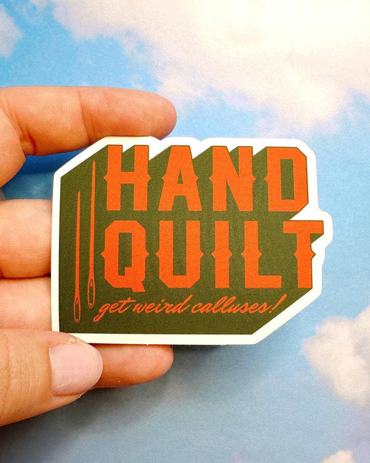 Callosity Sticker Hand Quilt: Get Weird Calluses! Sticker – Wyldwood Creative