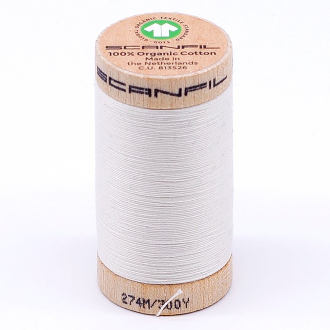 Scanfil Organic Cotton - 30wt Thread 300yds