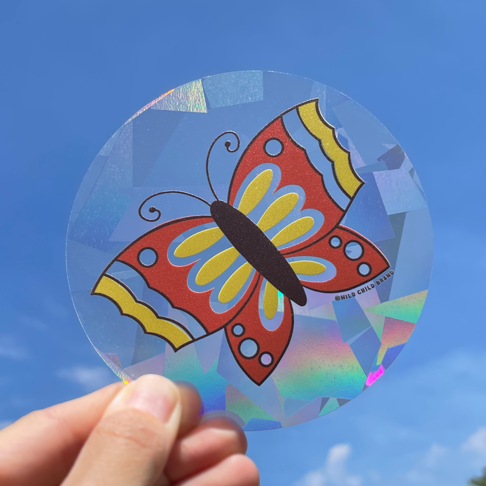 
                      
                        Retro Butterfly Suncatcher Decal
                      
                    