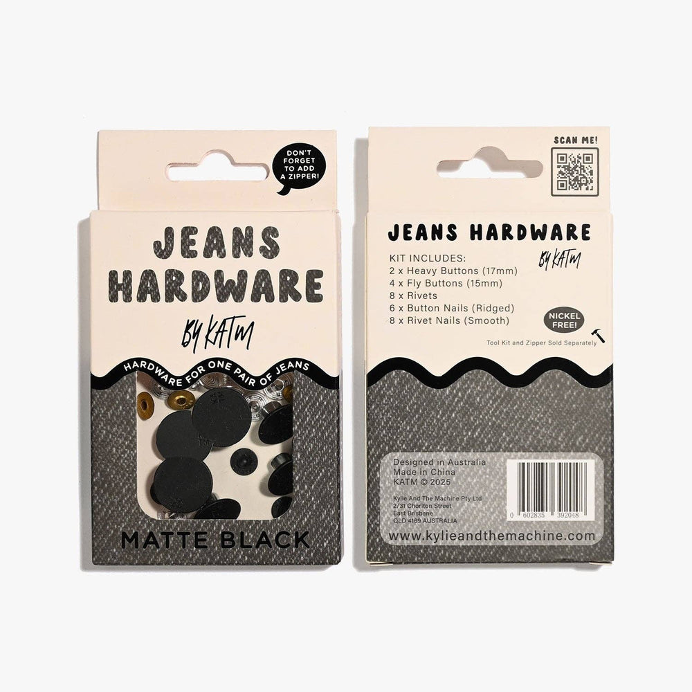 
                      
                        Jeans Hardware Kit | Matte Black
                      
                    