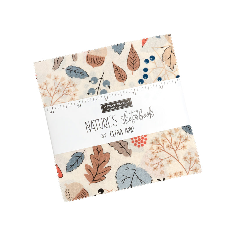 Nature's Sketchbook - Charm Pack (5" squares) 39070PP