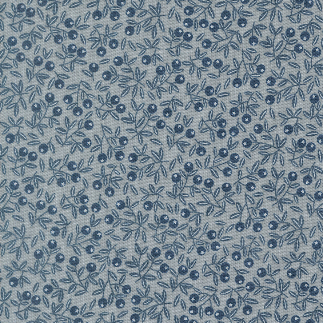 Nature's Sketchbook - Blueberry - Pebbley Sky 39076 19