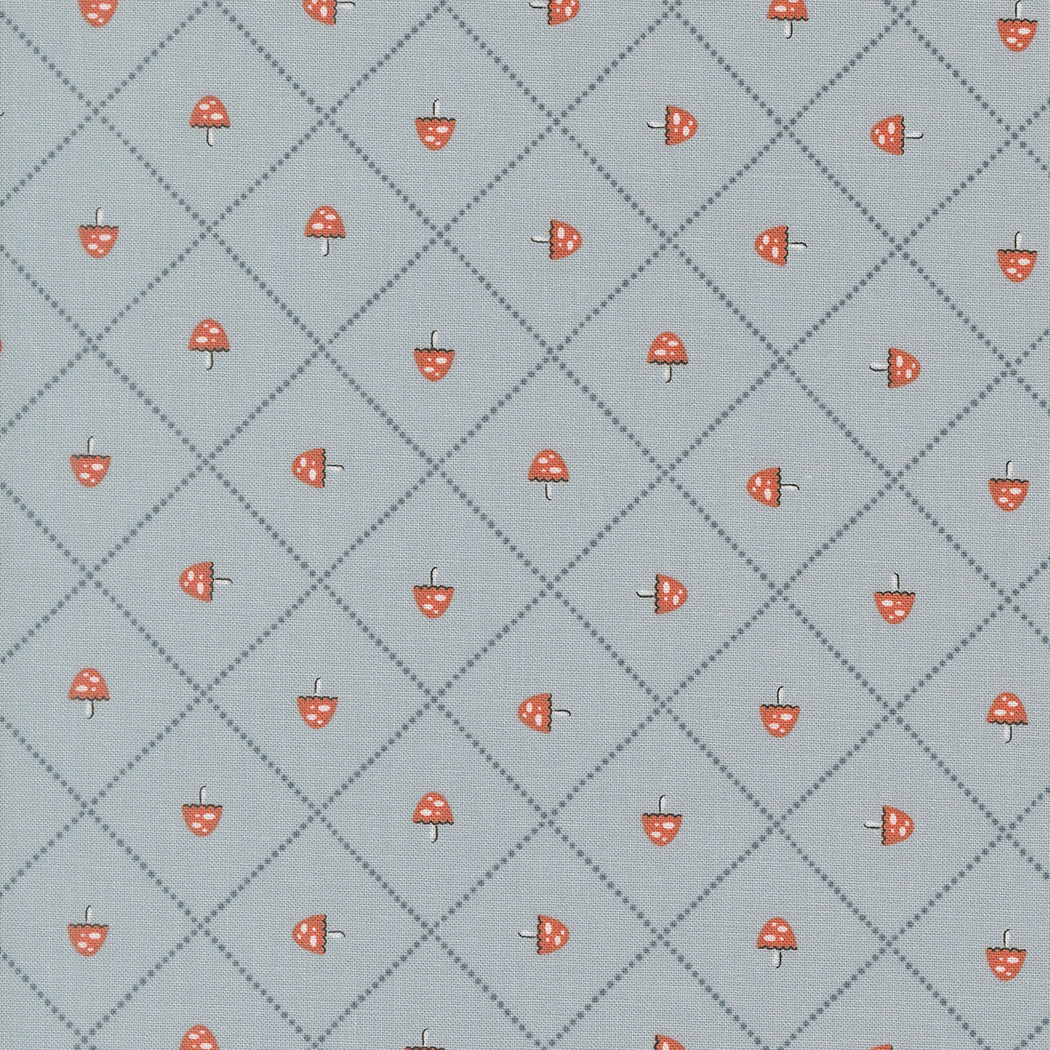 Nature's Sketchbook - Mushroom and Grid - Sky 39077 20