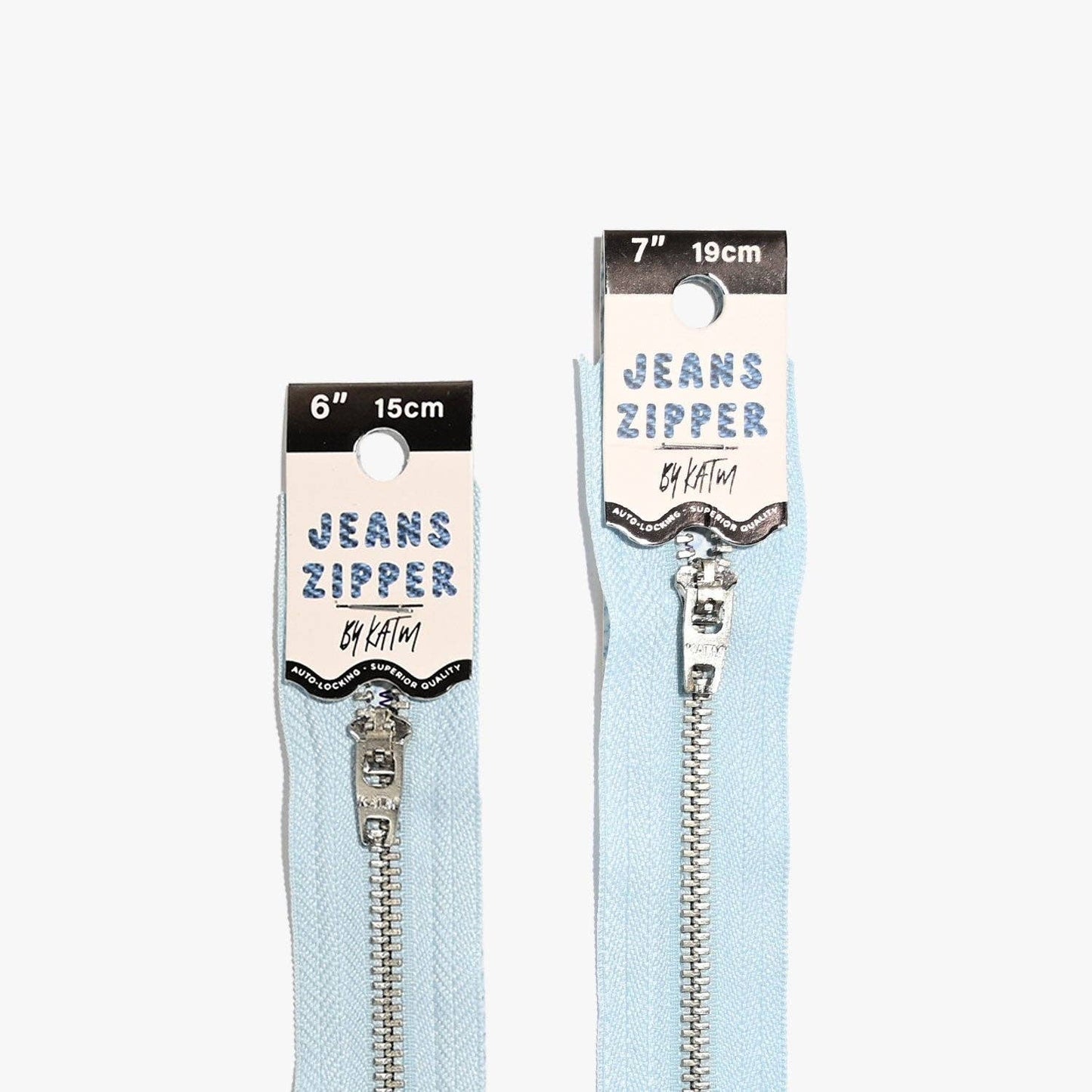 KATM Jeans Zipper | Light Blue