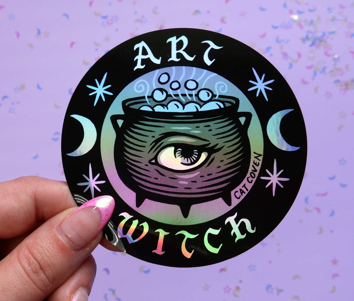 Art Witch - Holographic Sticker