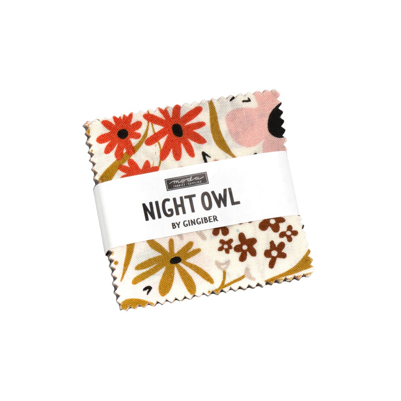 Night Owl - Mini Charm Pack (2.5" squares)