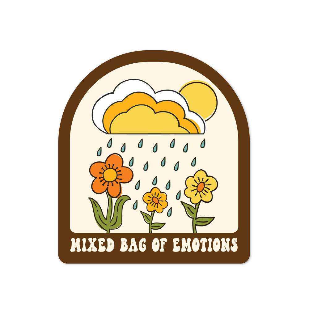 
                      
                        Mixed Bag of Emotions Sticker
                      
                    