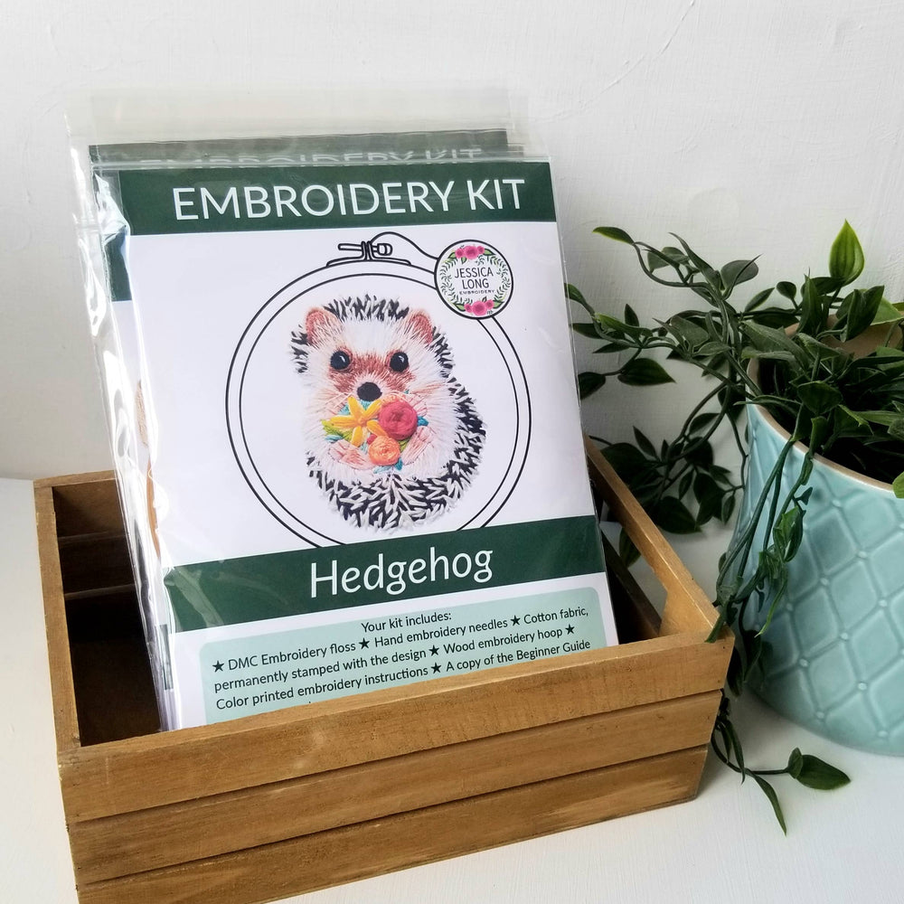 
                      
                        Hedgehog Embroidery Kit
                      
                    