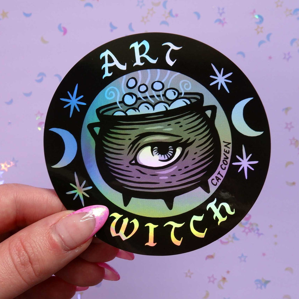 
                      
                        Art Witch - Holographic Sticker
                      
                    