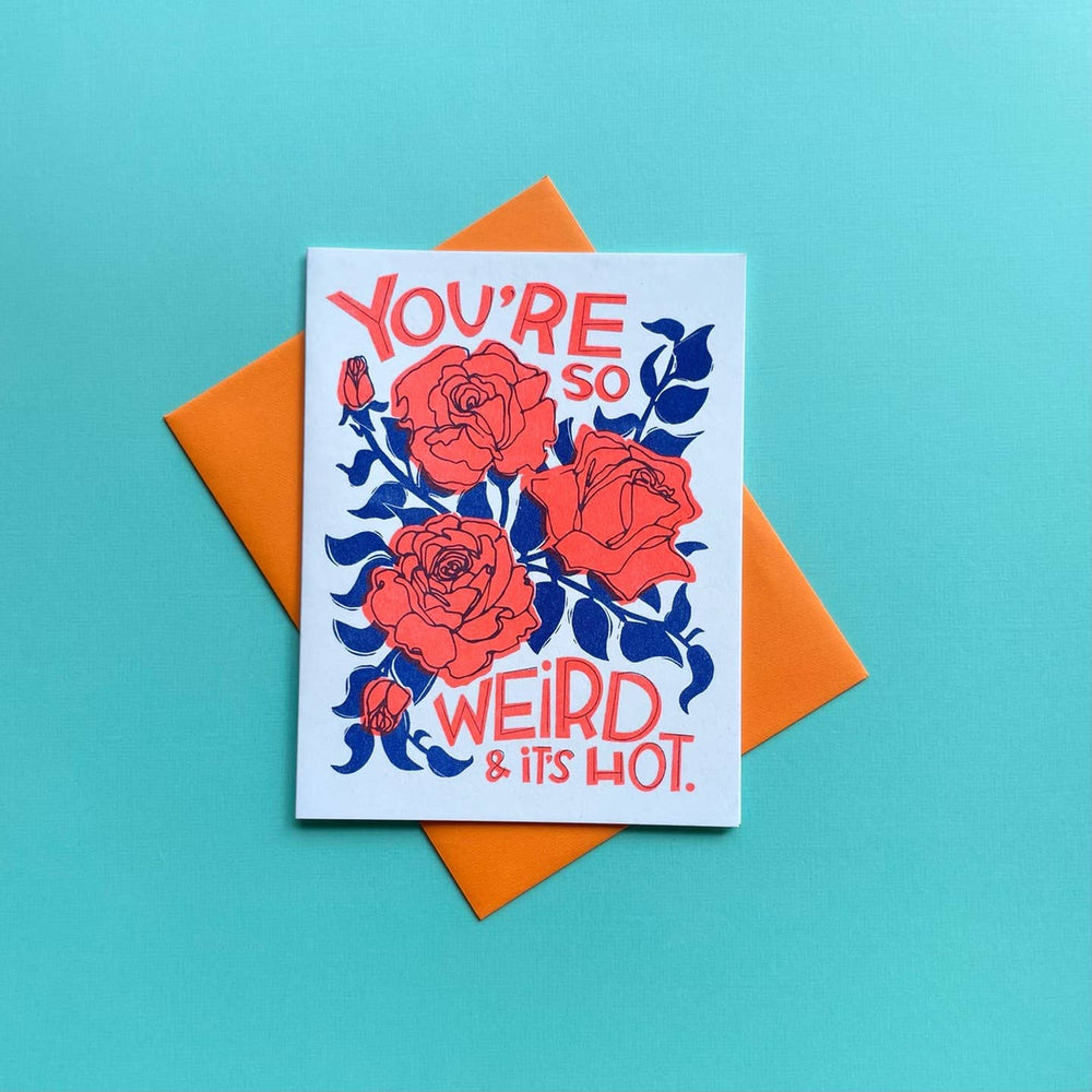 
                      
                        Weird Love Letterpress Greeting Card
                      
                    