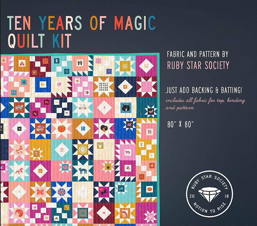 10 Years of Magic - 2024 Quilt Kit