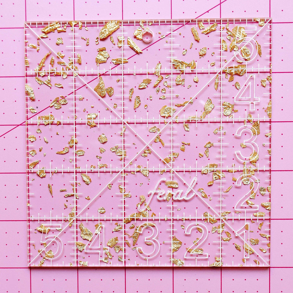 Charm square quilting ruler – Wyldwood Creative