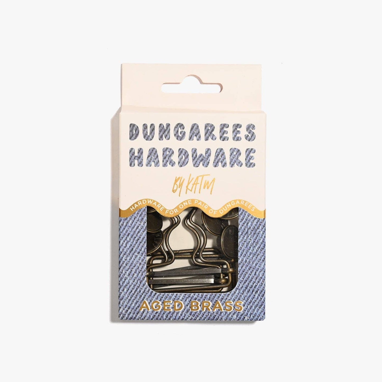 Dungarees Hardware Kit | Aged Brass