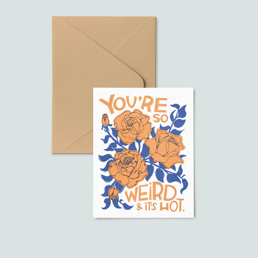 
                      
                        Weird Love Letterpress Greeting Card
                      
                    