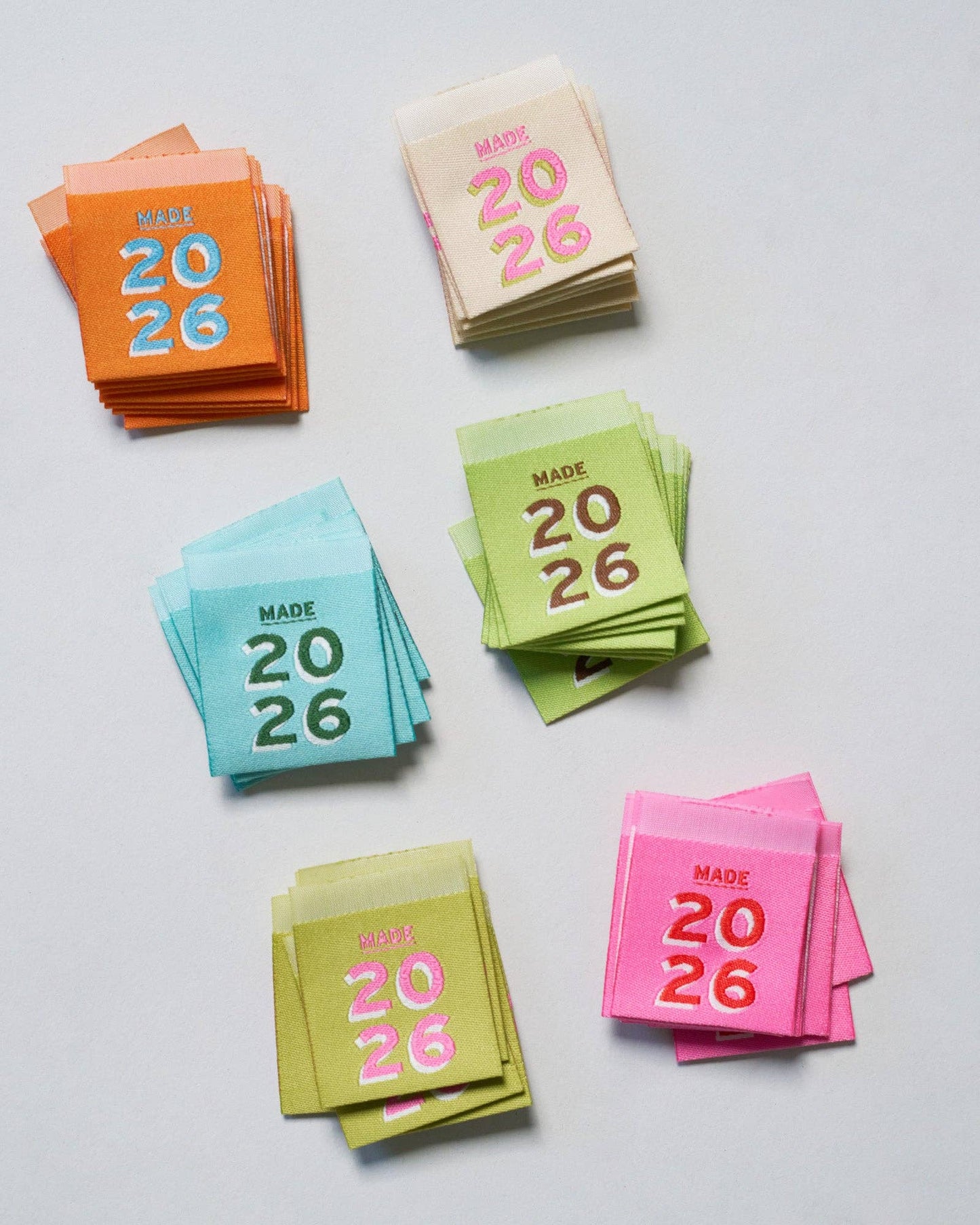 2026 Square Sewing Labels (6 pack)