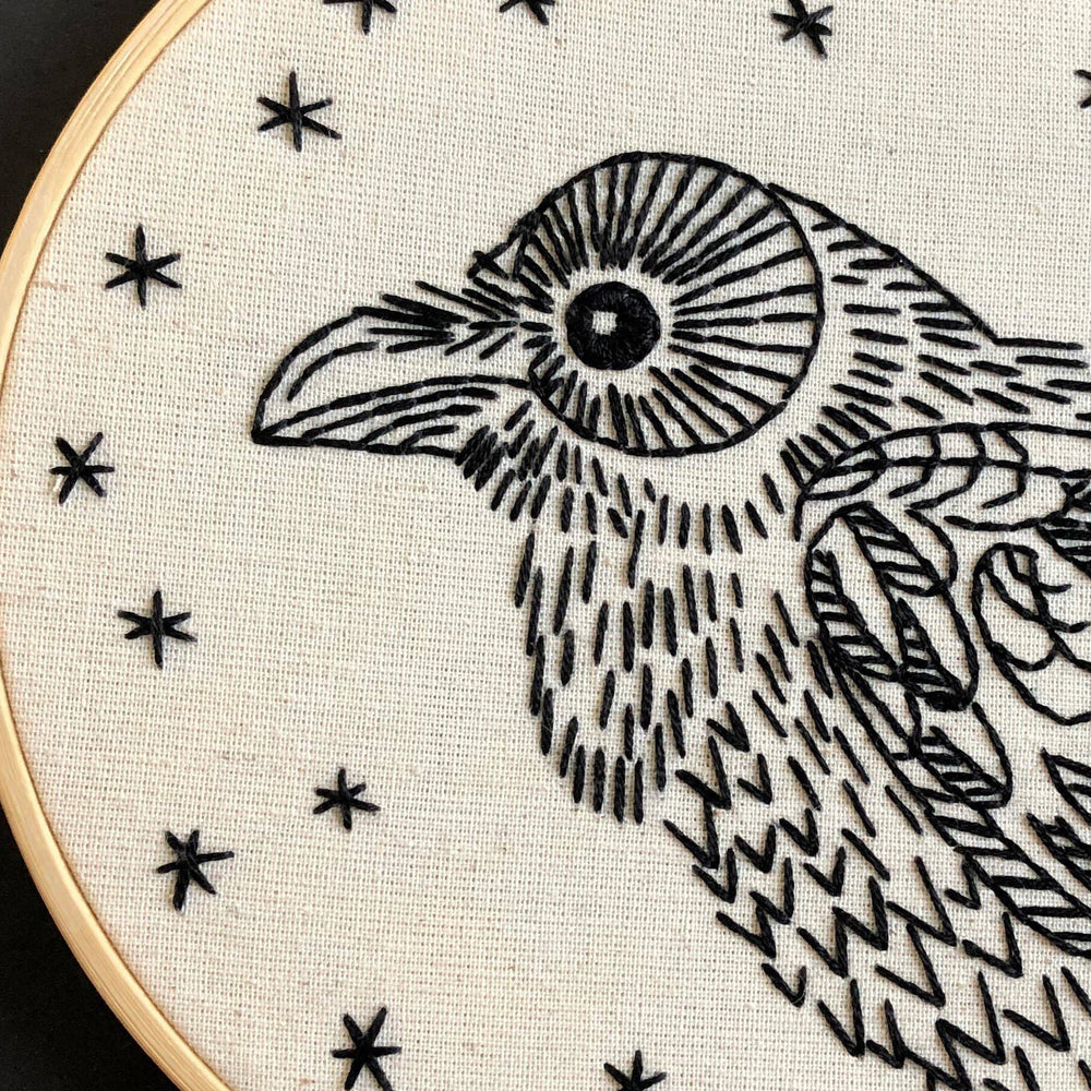 
                      
                        Raven Embroidery Kit
                      
                    