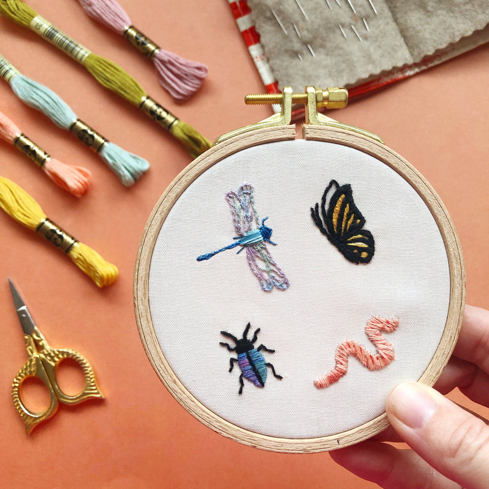 
                      
                        Bugs Embroidery Patterns - Stick and Stitch Insect Embroidery
                      
                    