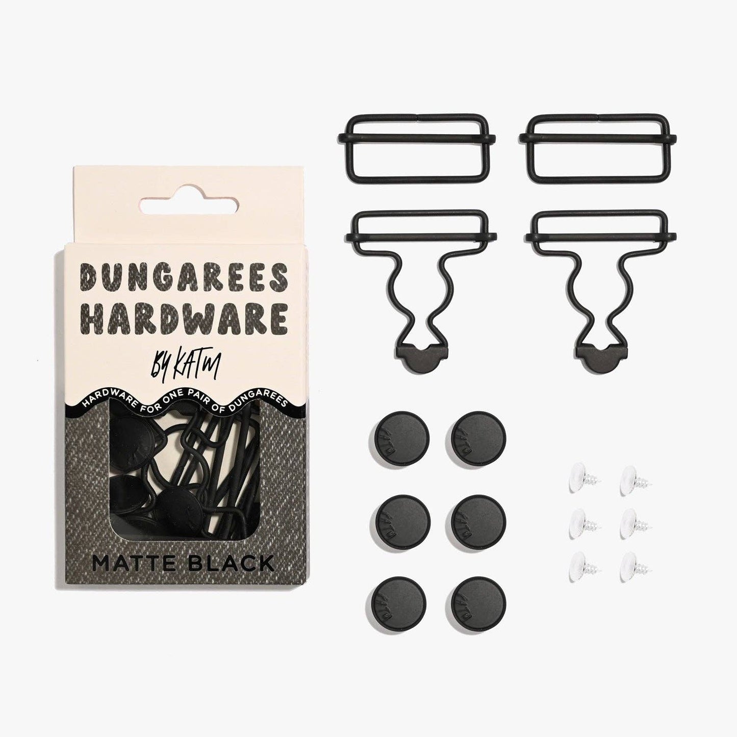 Dungarees Hardware Kit | Matte Black