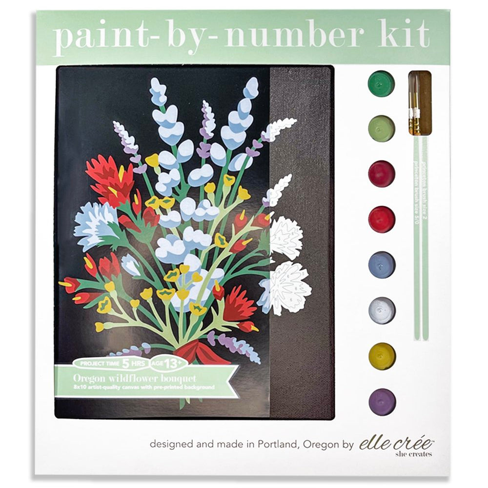 Paint By Number - Oregon Wildflower Bouquet