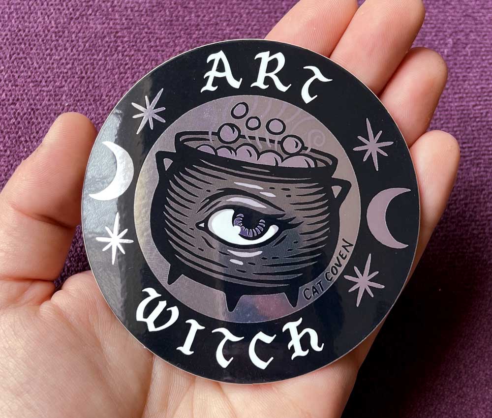 Art Witch - Holographic Sticker